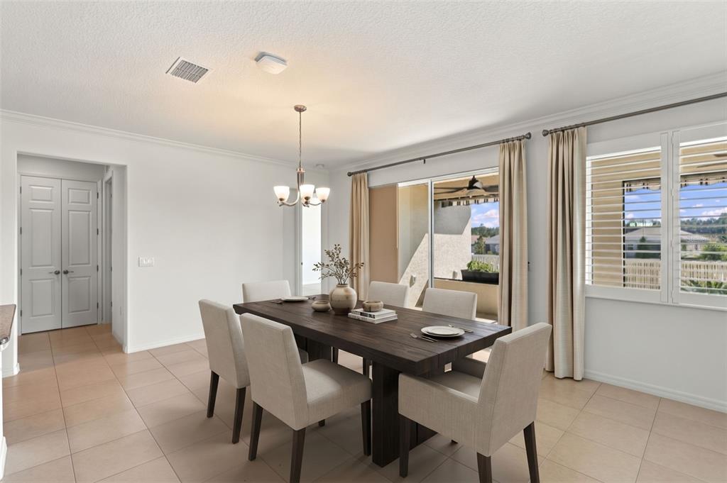 Virtually Staged Dining Room