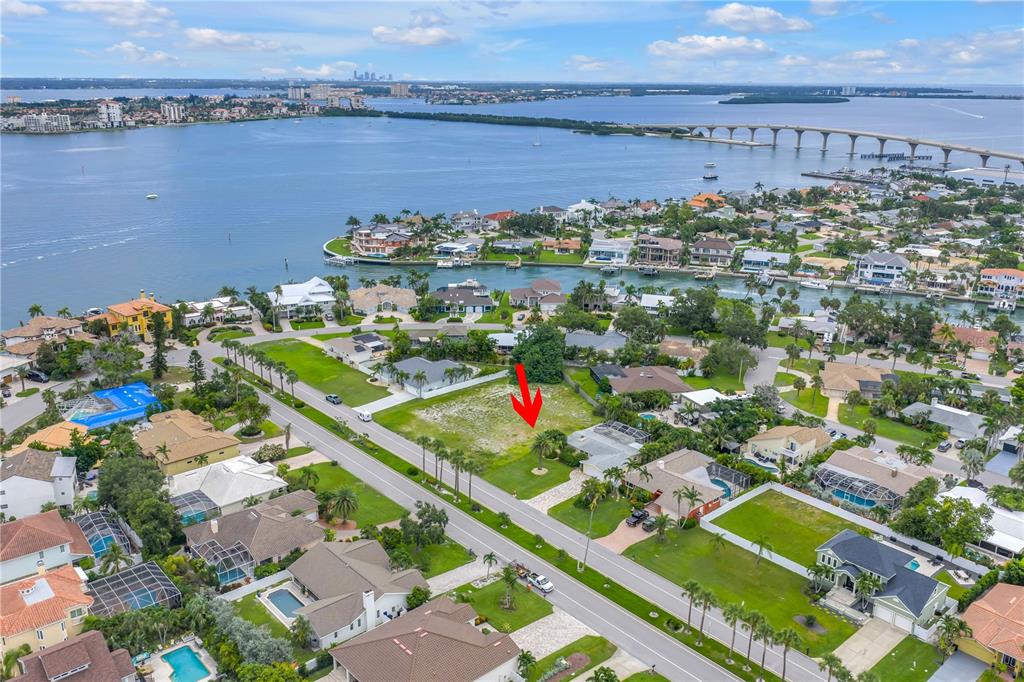 View looking NE toward Downtown St Petersburg