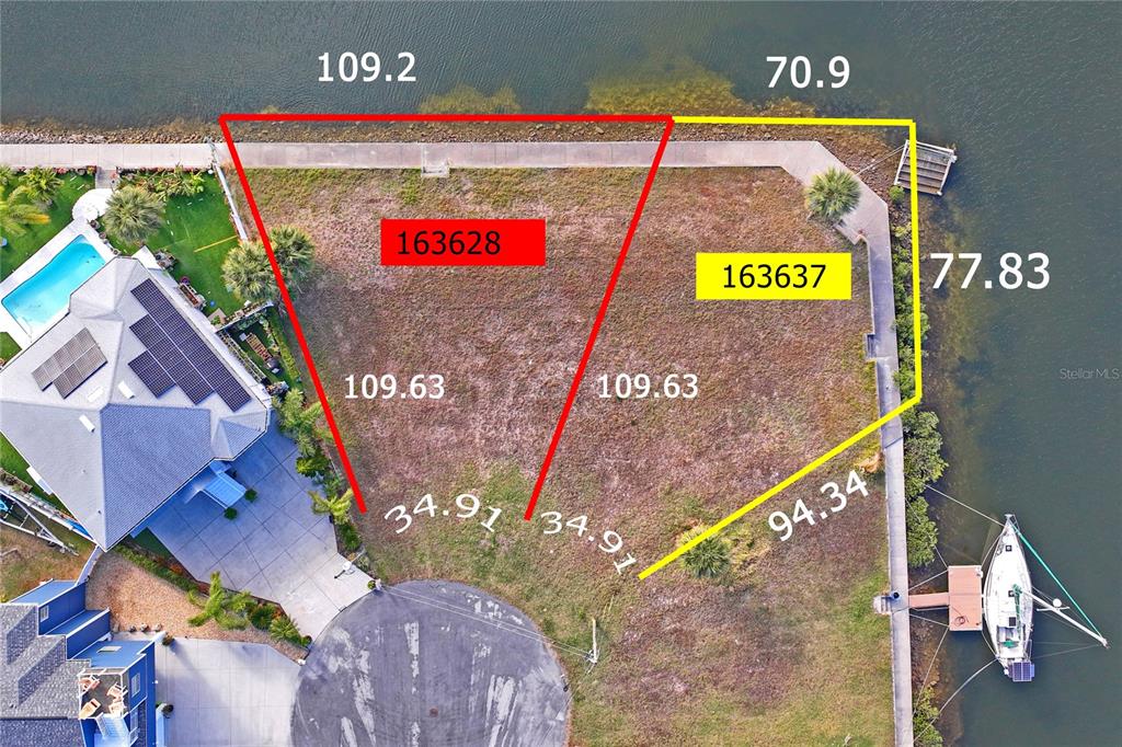 Yellow is Lot 8