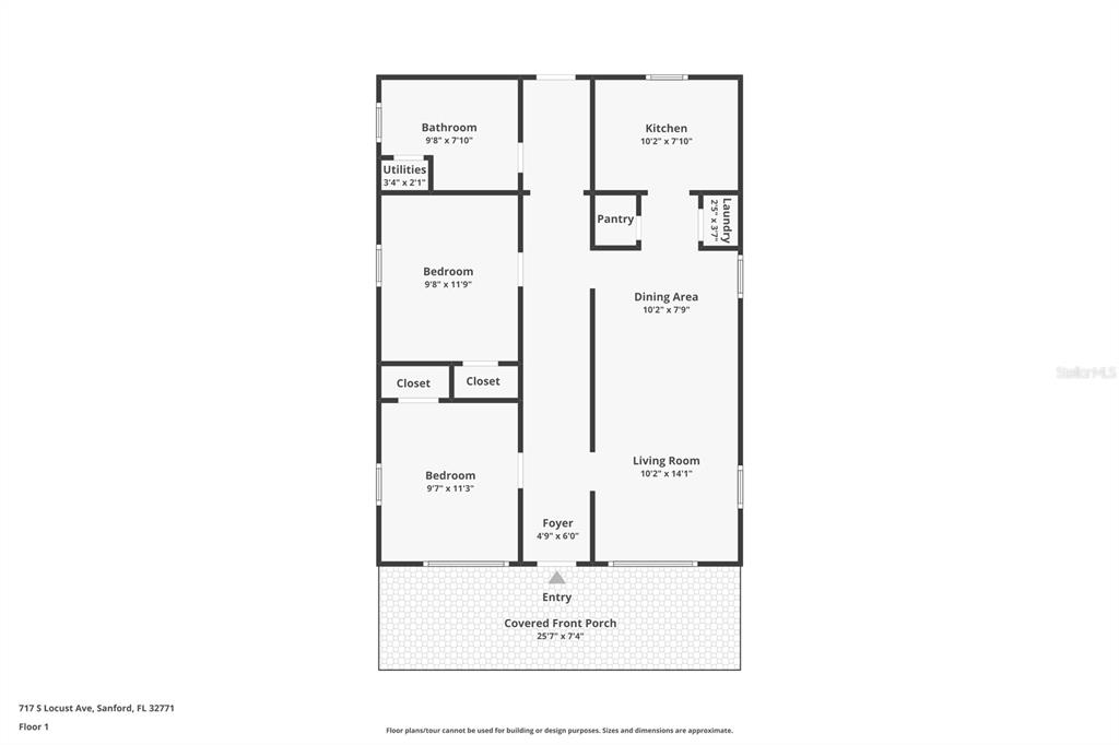 Property for sale at 717 S LOCUST AVENUE, SANFORD, FL, 32771