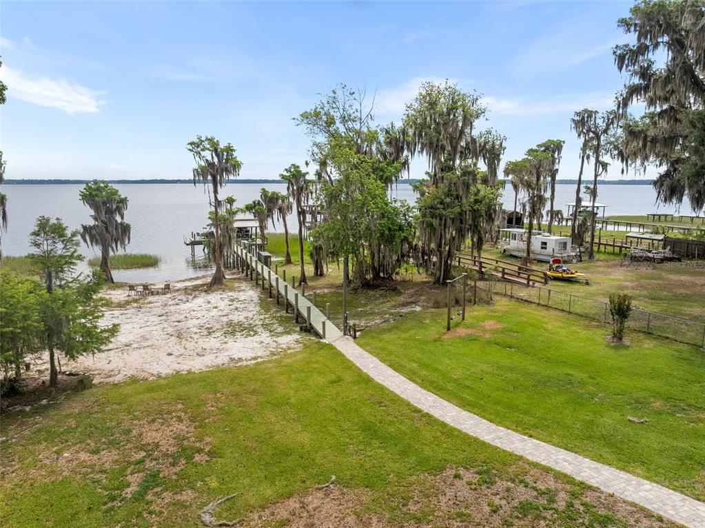 Dock from residence