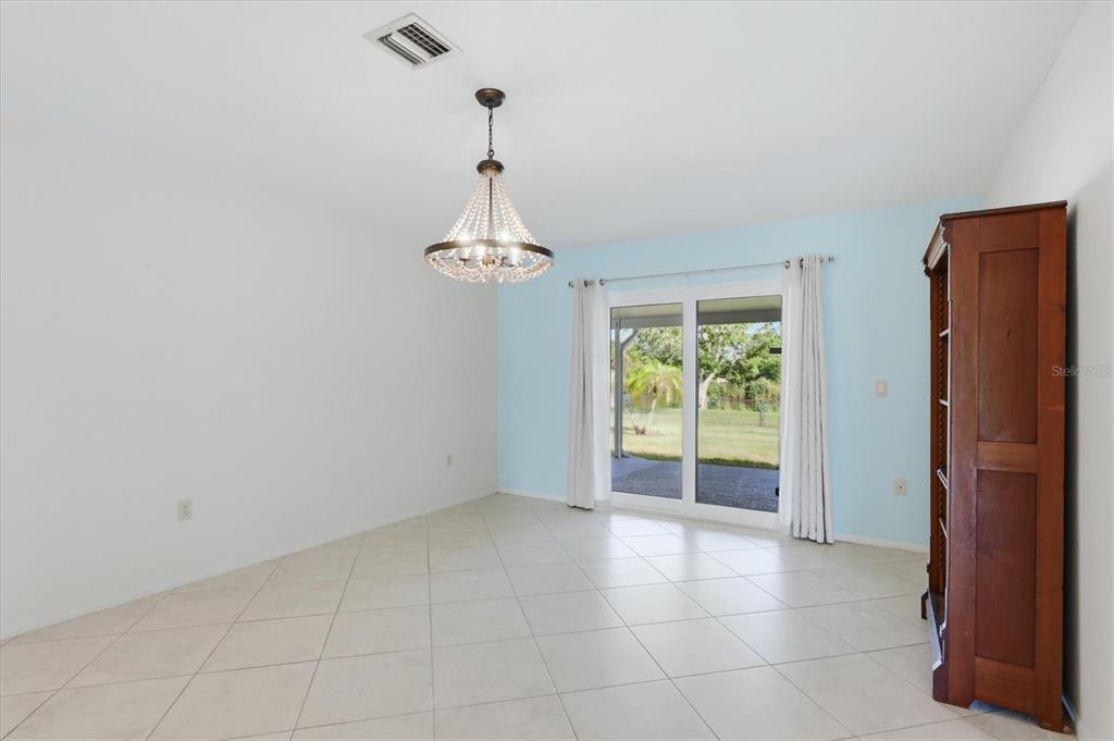Dining Room opens to covered patio