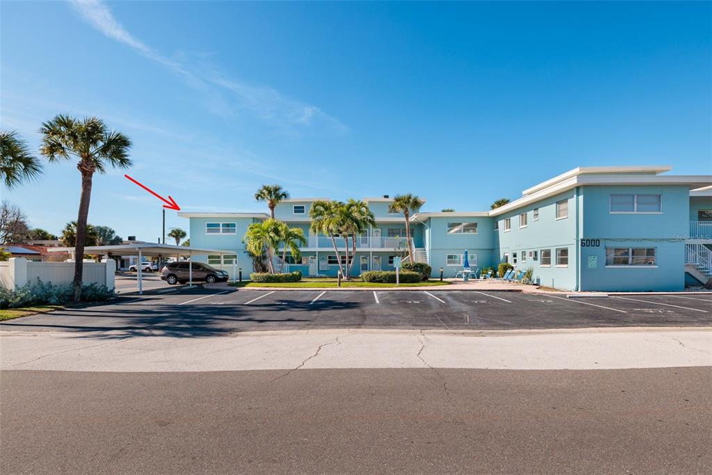 #6 w/parking space in front of the unit.
