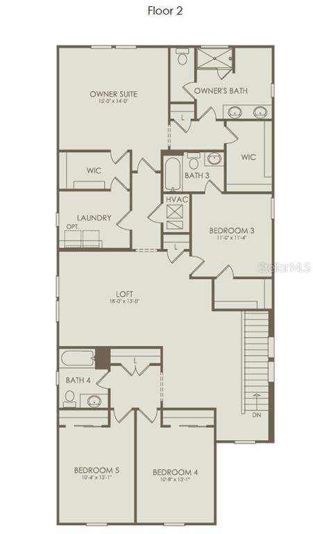 Floor Plan - Floor Two