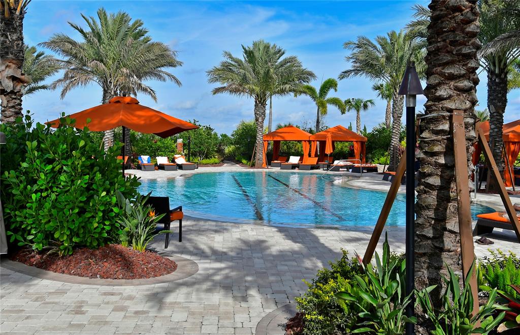 Resort style community pool