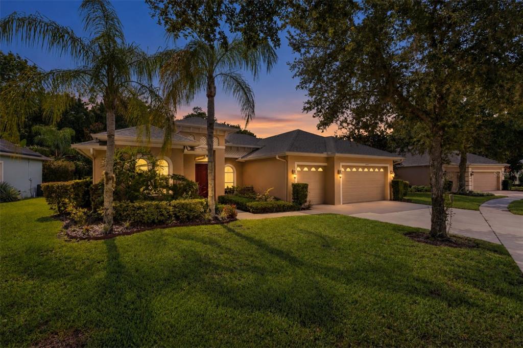 Welcome to this custom-built Grey Hawk at Lake Polo home, perfectly positioned on a quiet cul-de-sac with protected conservation views, exceptional privacy, and no CDD fees.
