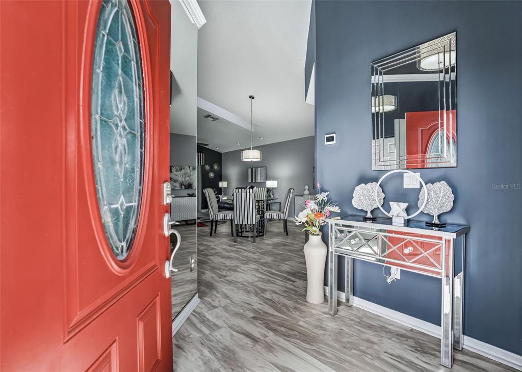 Foyer with closet