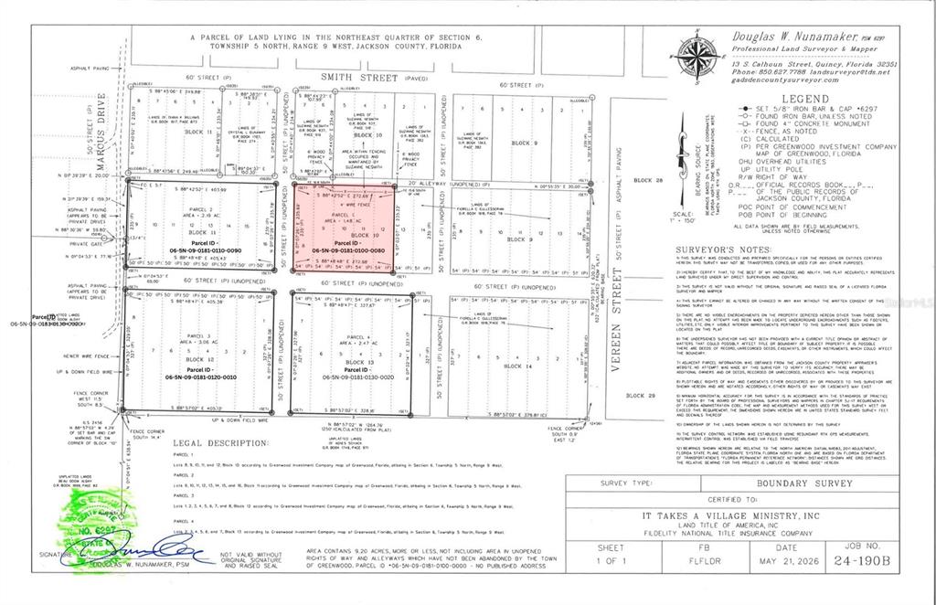 Property for sale at MARCUS DRIVE, GREENWOOD, FL, 32443