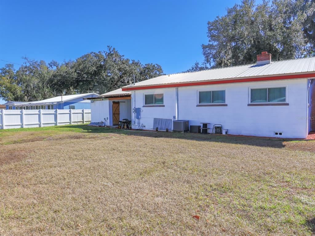 Back of the home.