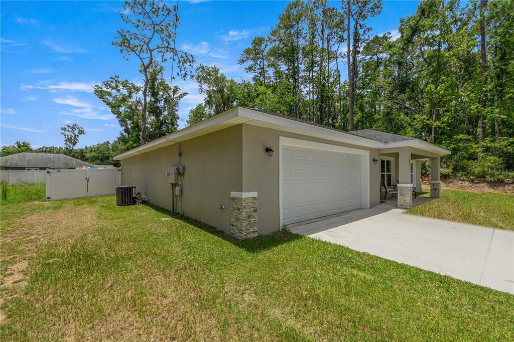 Side View of Home