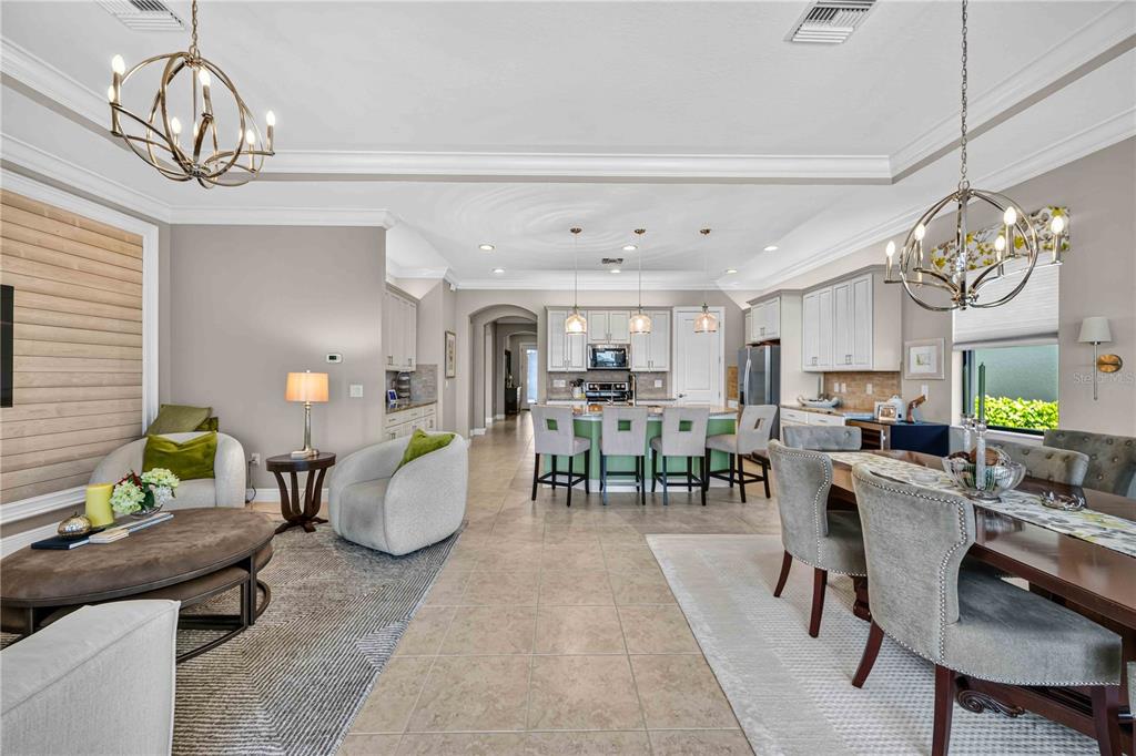 Large living open concept