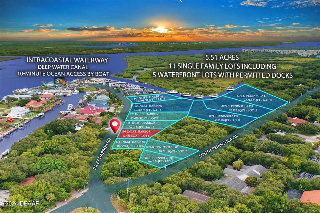 Property for sale at 116 INLET HARBOR ROAD, PONCE INLET, FL, 32127