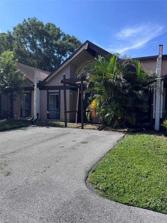 front of the property
