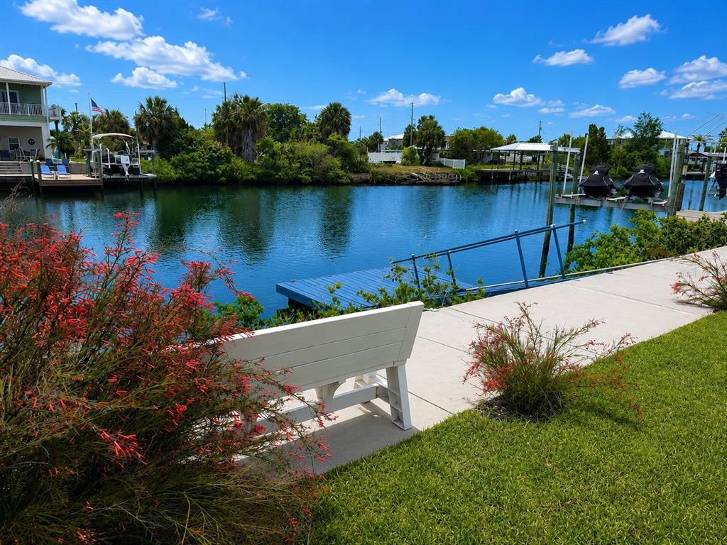 Seawall, Seats and Floating Dock