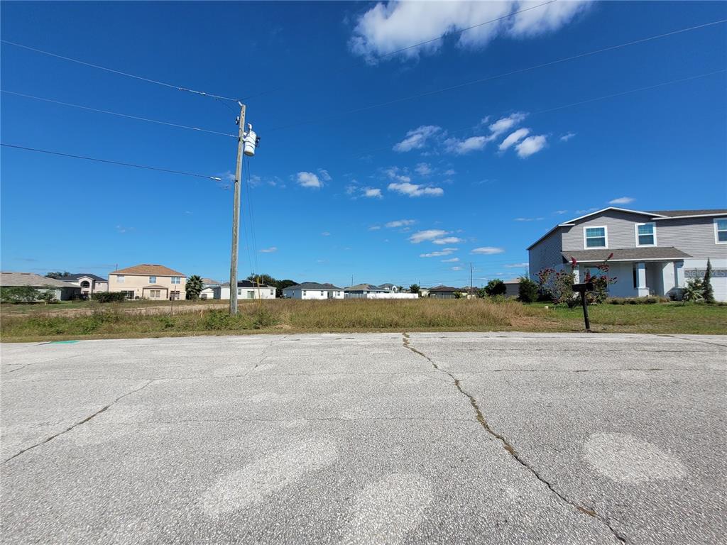 Lot in center