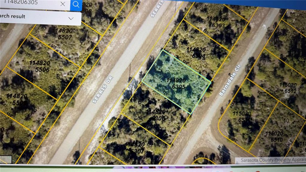 Property for sale at LOT 5 BARNSDALE CIRCLE, NORTH PORT, FL, 34288