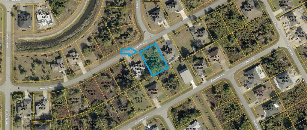 Property for sale at LOT 25, LEOPOLD AVENUE, NORTH PORT, FL, 34287