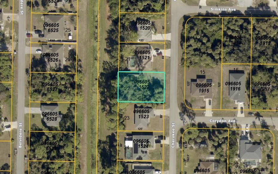 Property for sale at Lot 22 CHEROKEE STREET, NORTH PORT, FL, 34286