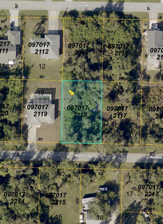 Property for sale at Lot 18 MANTHEY AVENUE, NORTH PORT, FL, 34291