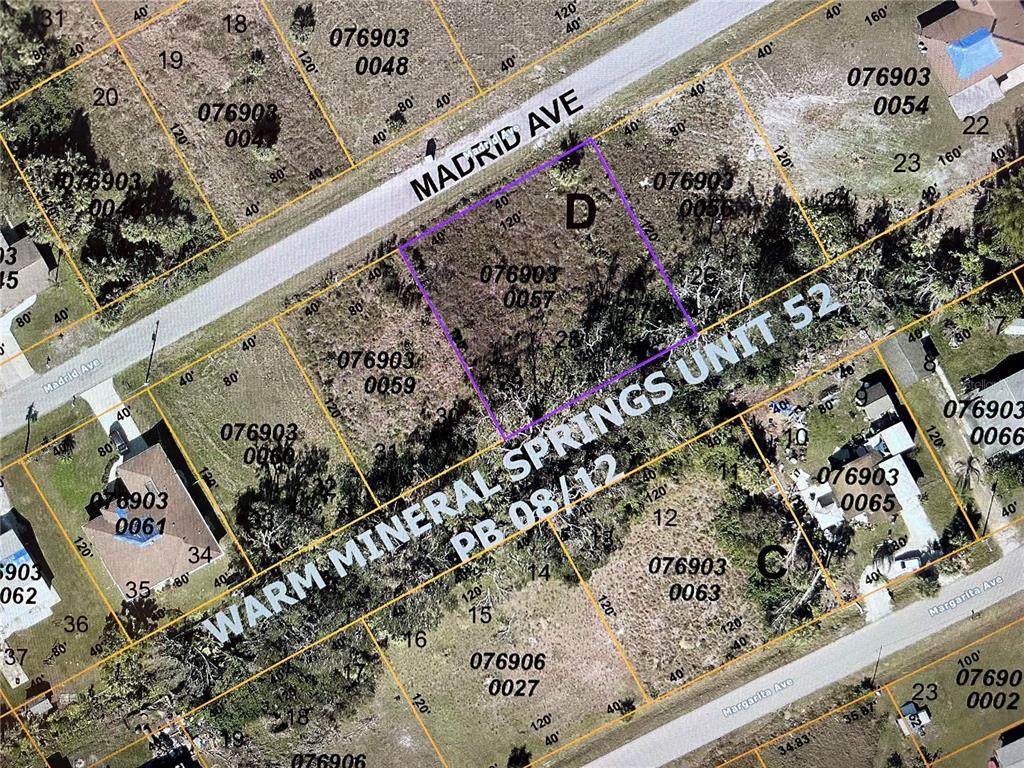 Property for sale at LOT 27,28 &29 MADRID AVENUE, NORTH PORT, FL, 34287