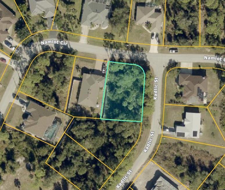 Aerial view - lot outlined