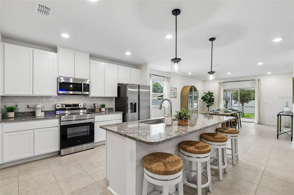 Model home - actual features may vary.