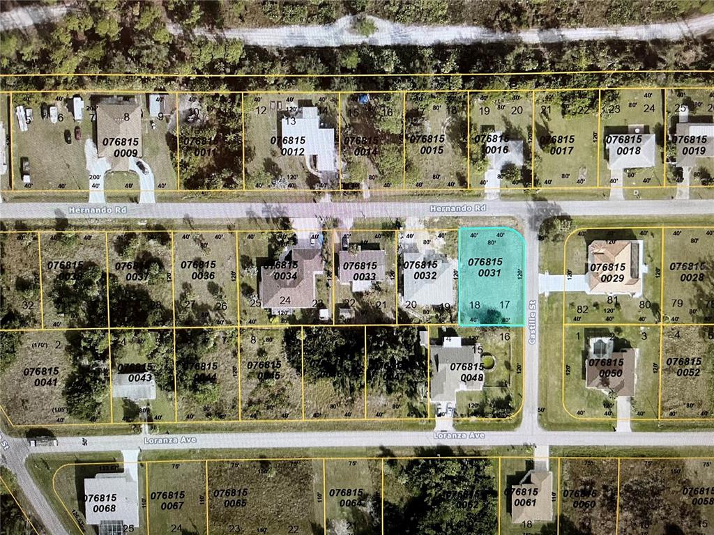 Property for sale at LOT 17&18 HERNANDO ROAD, NORTH PORT, FL, 34287