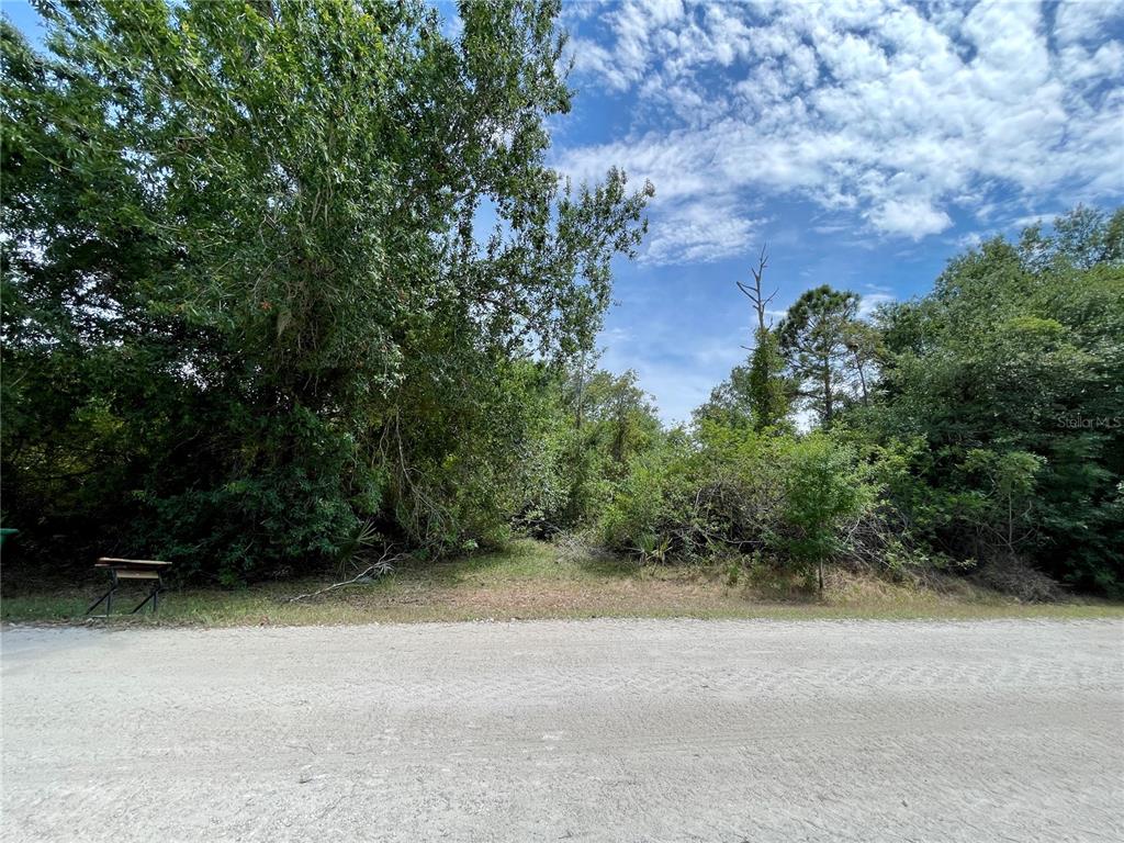 Front view of lot