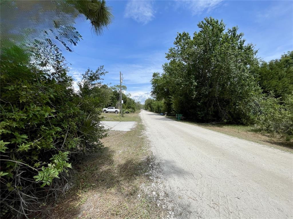 Looking east on Hacienda