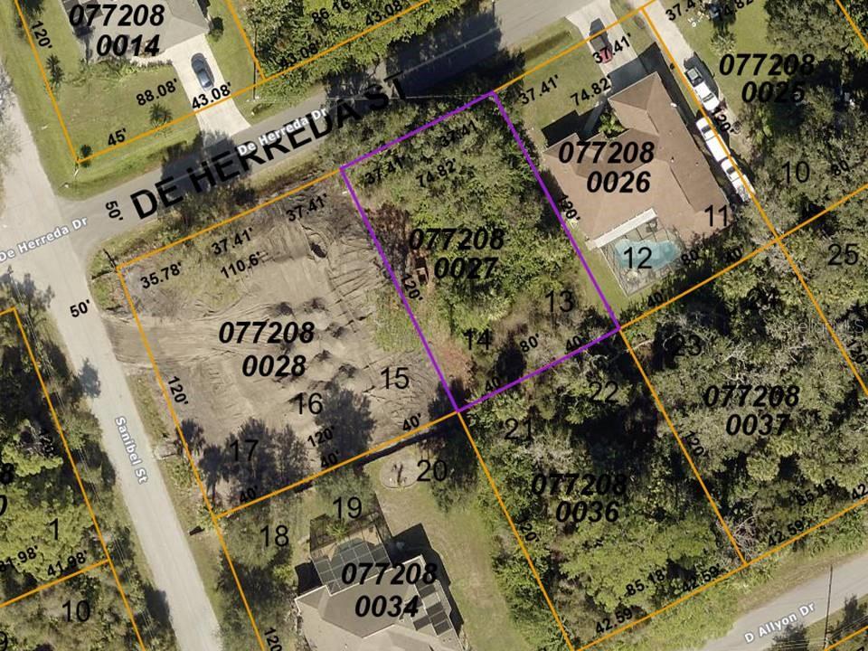 Property for sale at LOTS 13 & 14 DE HERREDA DRIVE, NORTH PORT, FL, 34287