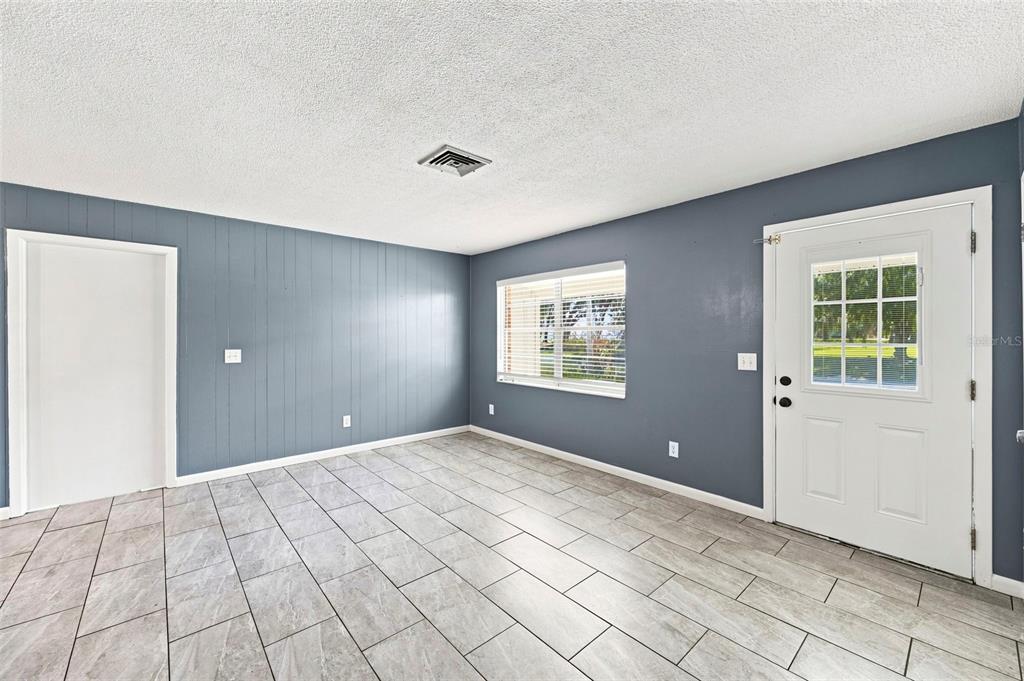 Living room and primary front door