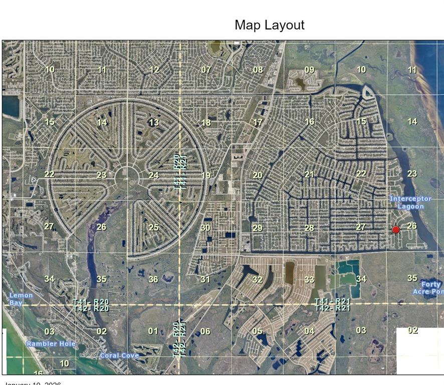 RED DOT IS THE LOCATION OF LOT