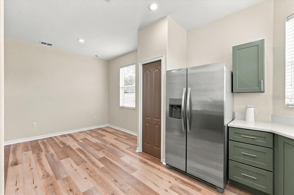 Kitchen Open to Dining Room