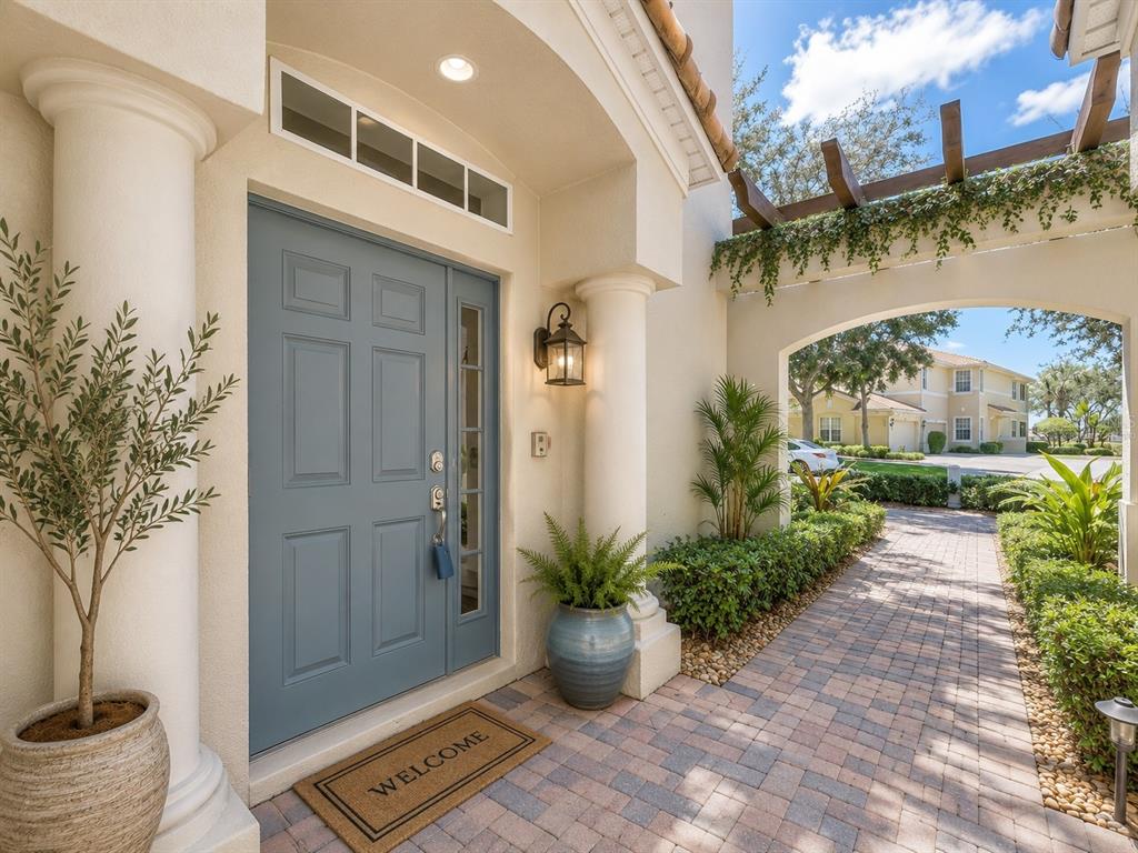 Front Door Entrance - virtually staged