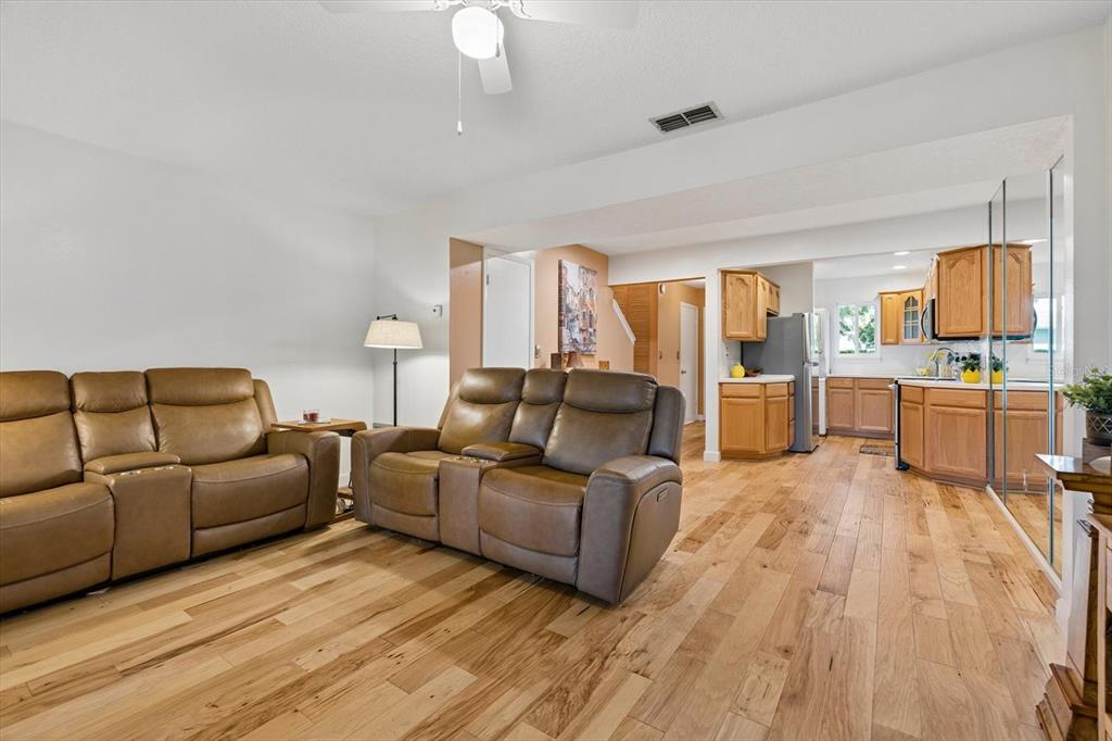 Living / kitchen view