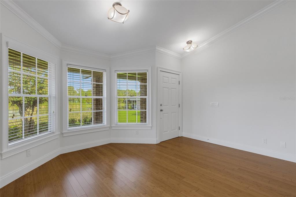 Freshly painted interior greets you the moment you enter . . .