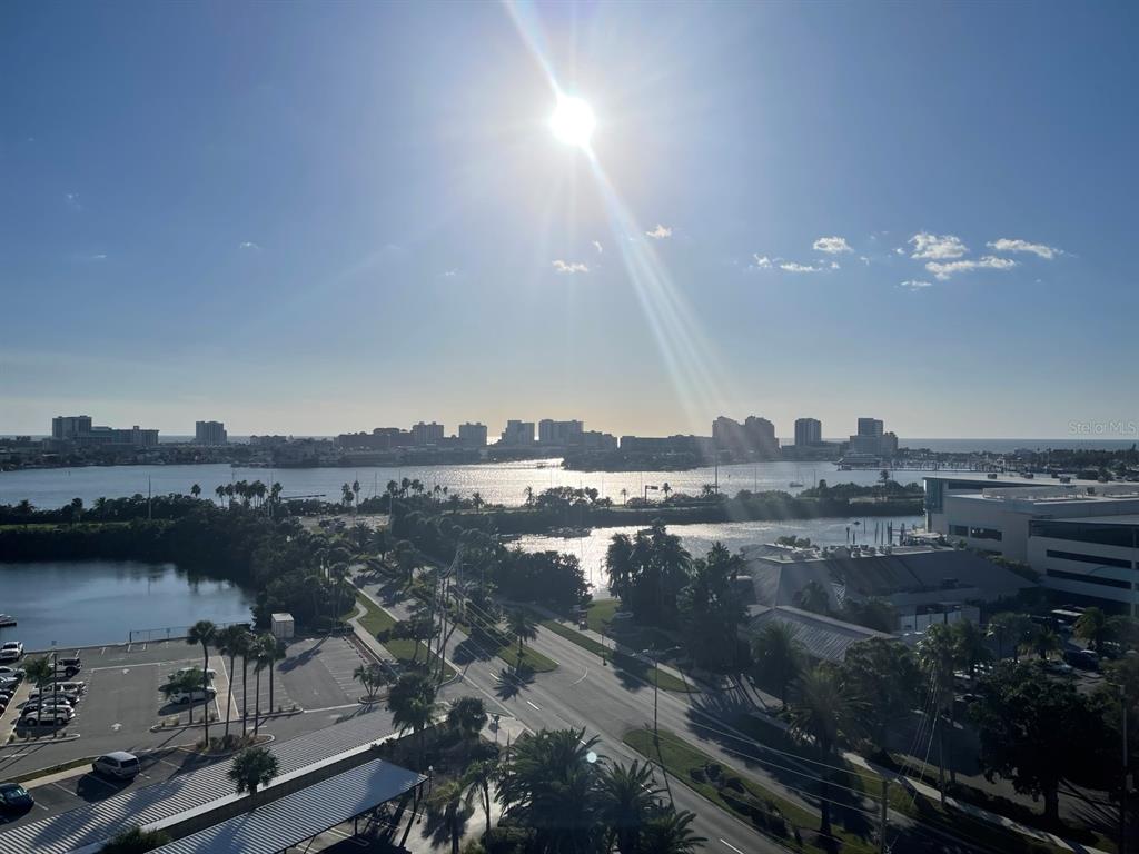 Beautiful afternoon sunlight over the waterways